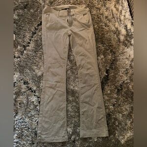 American Eagle Super Stretch Khaki kick boot pants